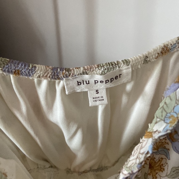 Blu Pepper Babydoll Dress - Picture 2 of 3